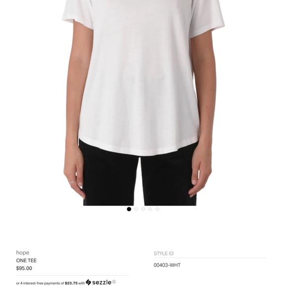 Hope t-shirt orange size 38 fits small and medium. - Picture 5 of 5